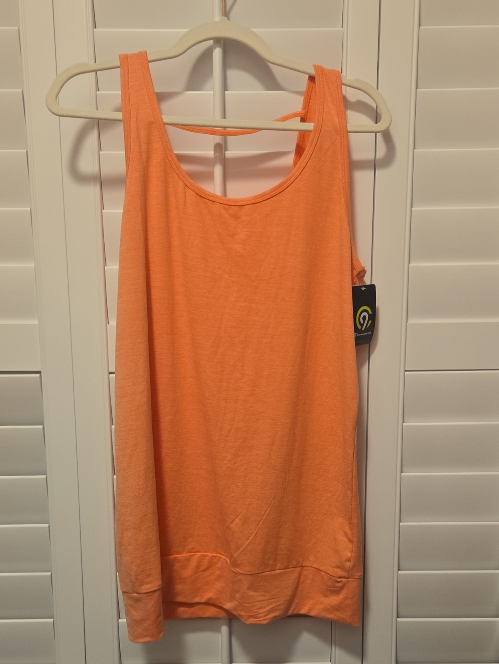 Champion Women's Scoop Tank Top — Bright Orange